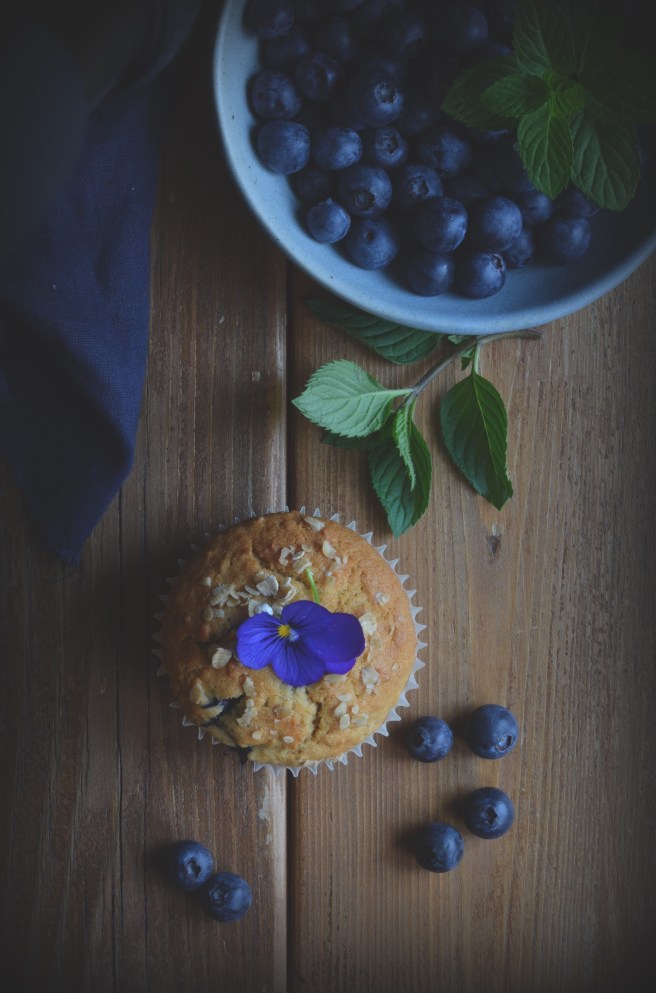 breakfast blueberry oatmeal muffins | conifères & feuillus