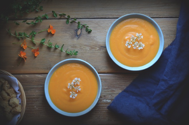 classic cream of carrot soup | conifères & feuillus
