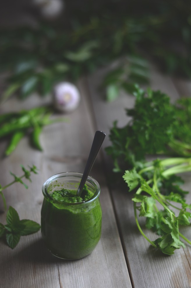 goes-with-everything green sauce | conifères & feuillus