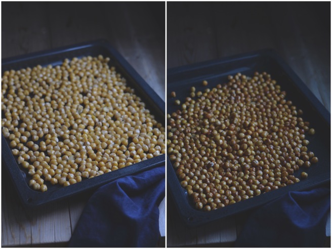 the easiest and cheapest roasted chickpeas recipe ever | conifères & feuillus