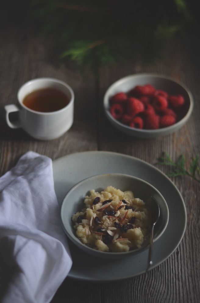 warm semolina pudding for breakfast | conifères et feuillus food blog