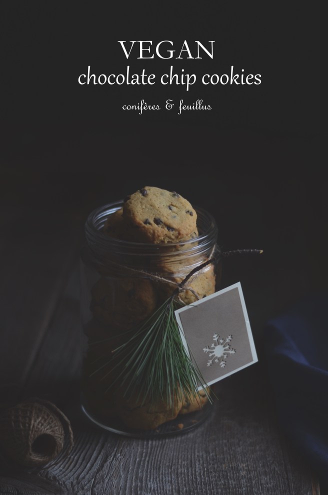 Vegan chocolate chip cookies | conifères & feuillus