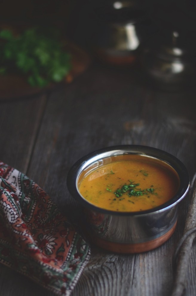 Toor Dal (Split Pigeon Peas) Soup | conifères & feuillus