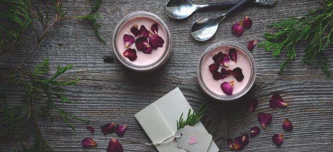 rosewater lemon posset | conifères & feuillus