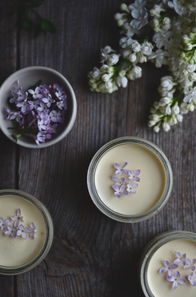 thyme and lilac infused lemon posset | conifères & feuillus