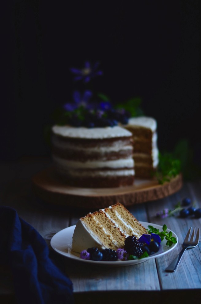 celebratory cinnamon layer cake | conifères & feuillus