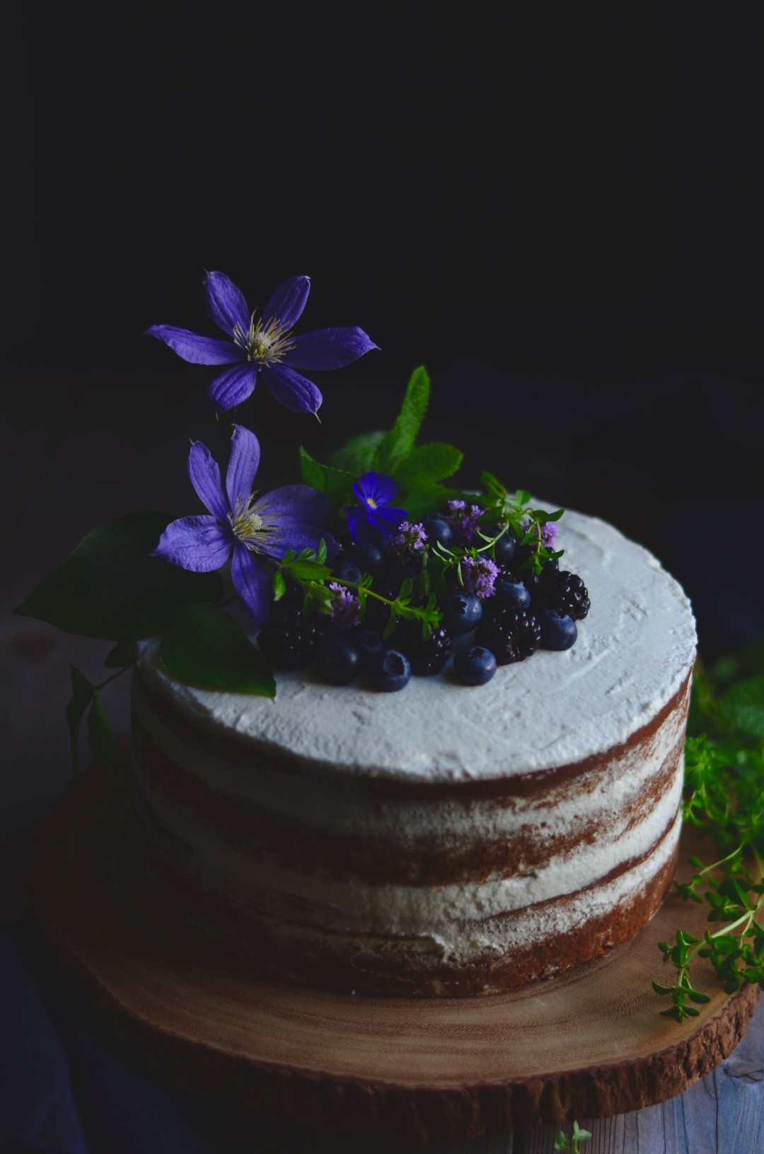celebratory cinnamon layer cake | conifères & feuillus