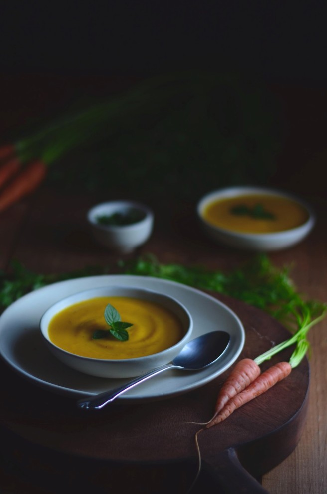 butternut squash carrot and ginger soup