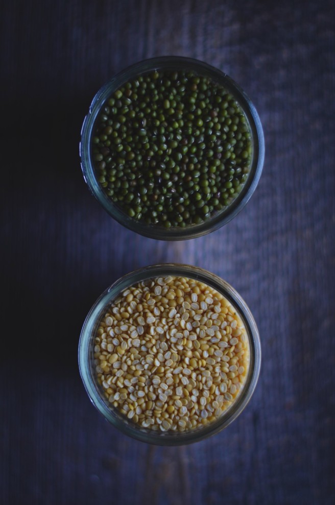 indian recipes with green and yellow mung beans
