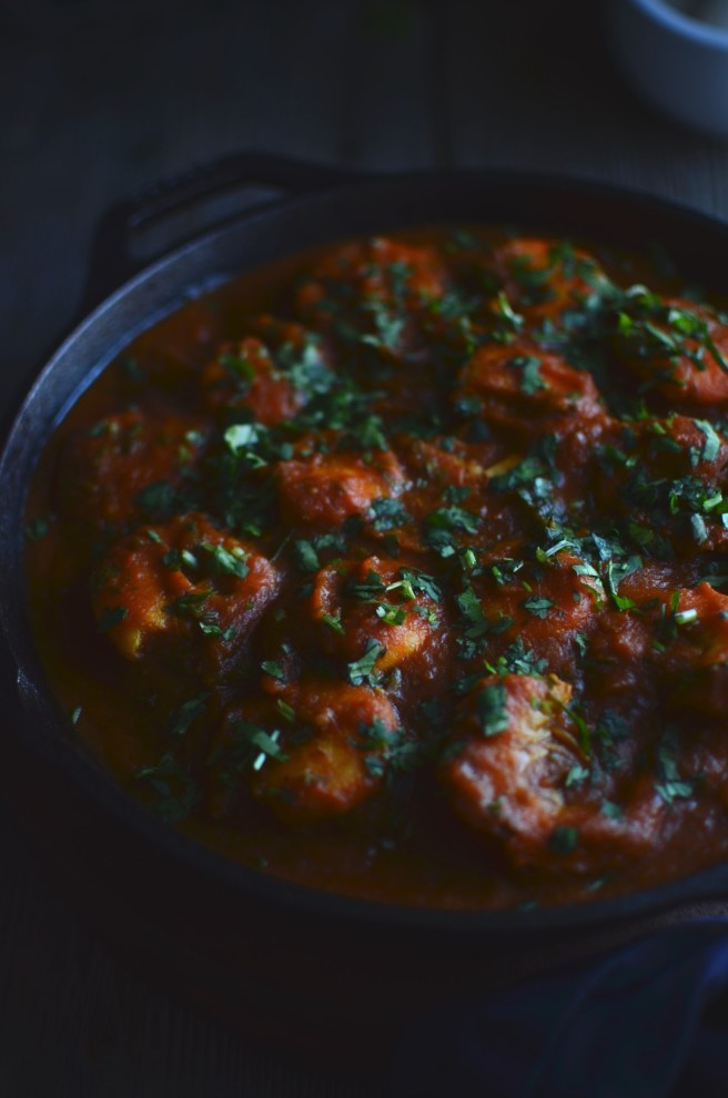 spicy indian shrimp curry | conifères & feuillus