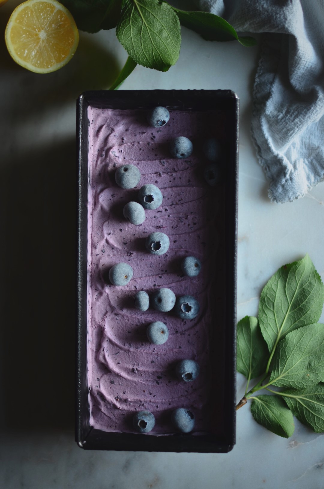 Blueberry & Lemon Ice Cream | conifères & feuillus