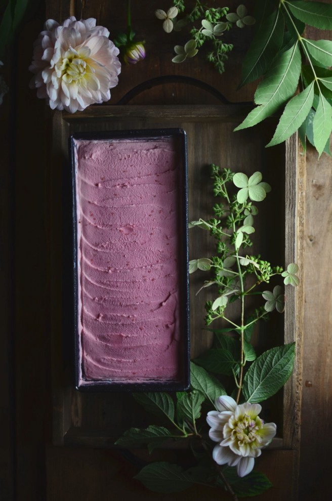 Raspberry Limoncello Ice Cream | conifères & feuillus