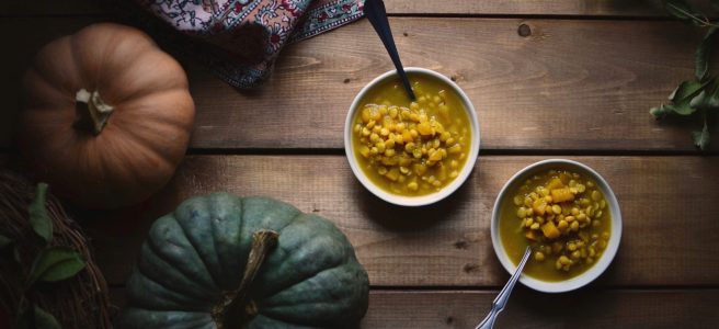 pumpkin channa dal | conifères & feuillus