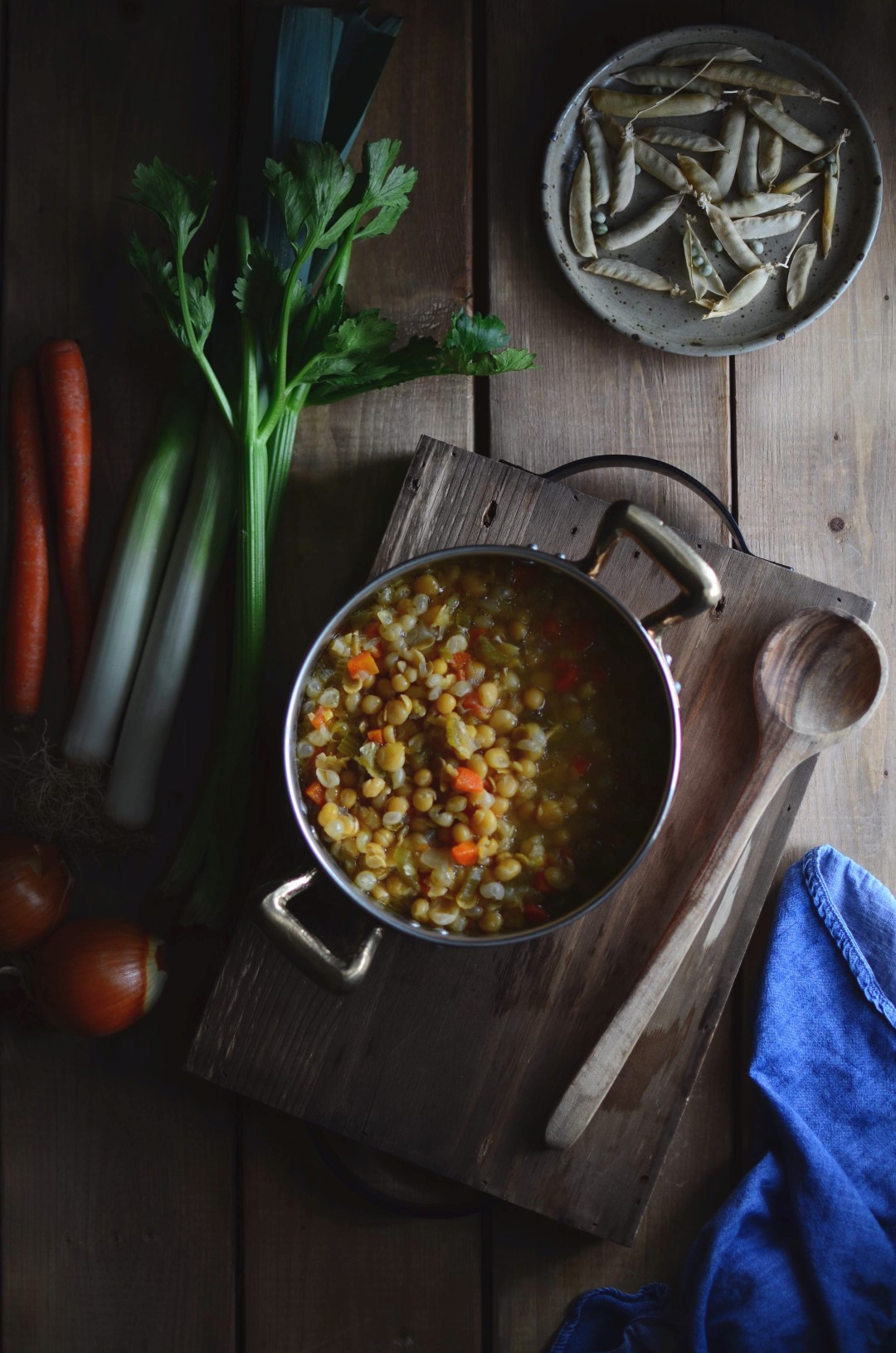 french canadian pea soup | conifères & feuillus